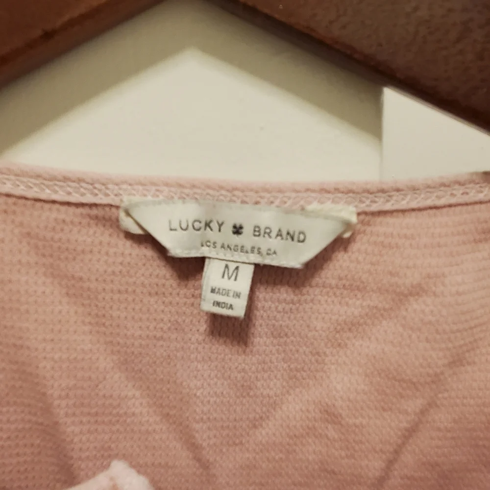 Lucky Brand Light Pink Long Sleeve - Picture 3 of 4